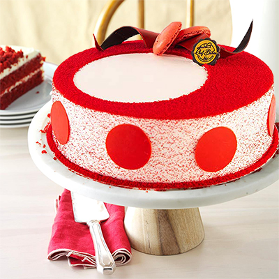 "Round shape Red Velvette Cake -1kg  (Bangalore Exclusives) - Click here to View more details about this Product
